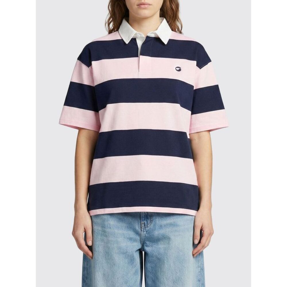 Coperni Women Striped Organic Cotton Polo Coperni